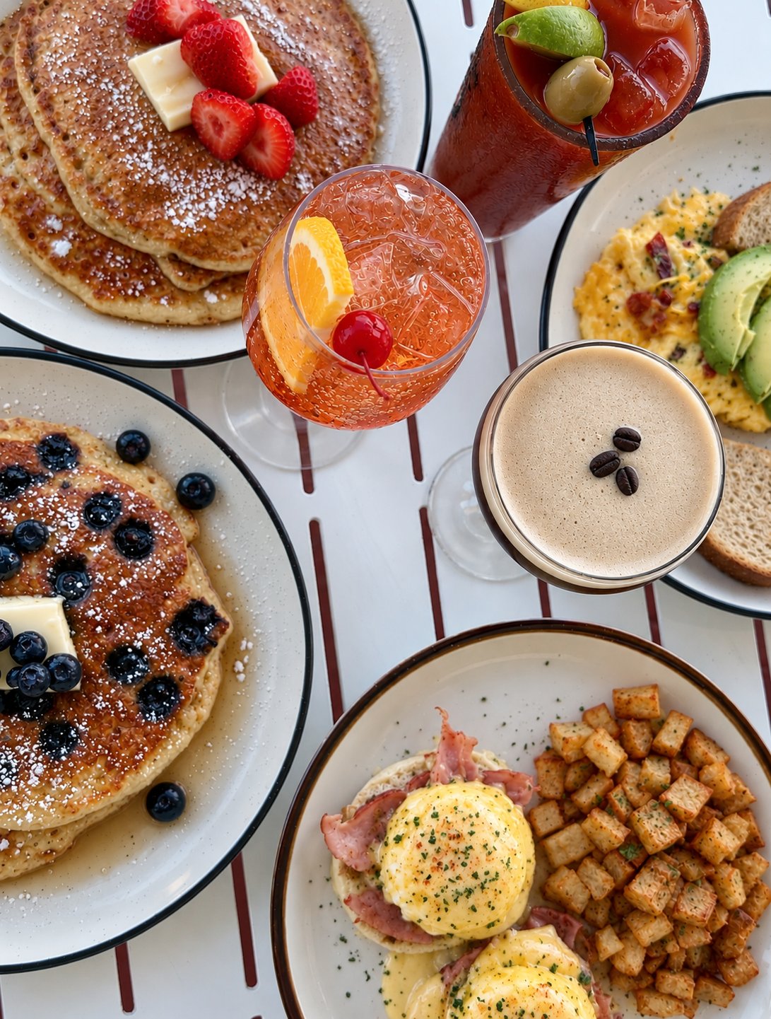 A weekend brunch spread